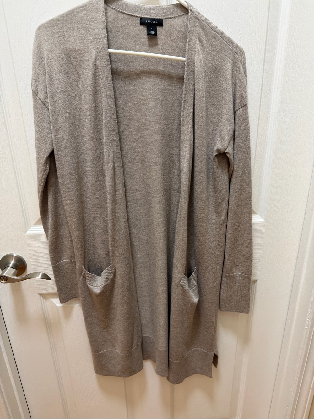 Halogen Open Front Long Cardigan Sweater โ Size Small - Picture 4 of 8